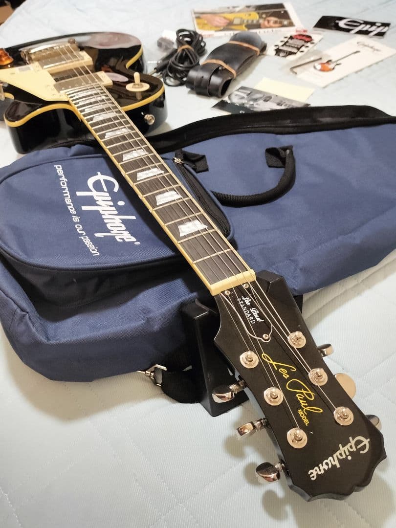 epiphone les paul エピフォン レスポール スタンダードオマケ付