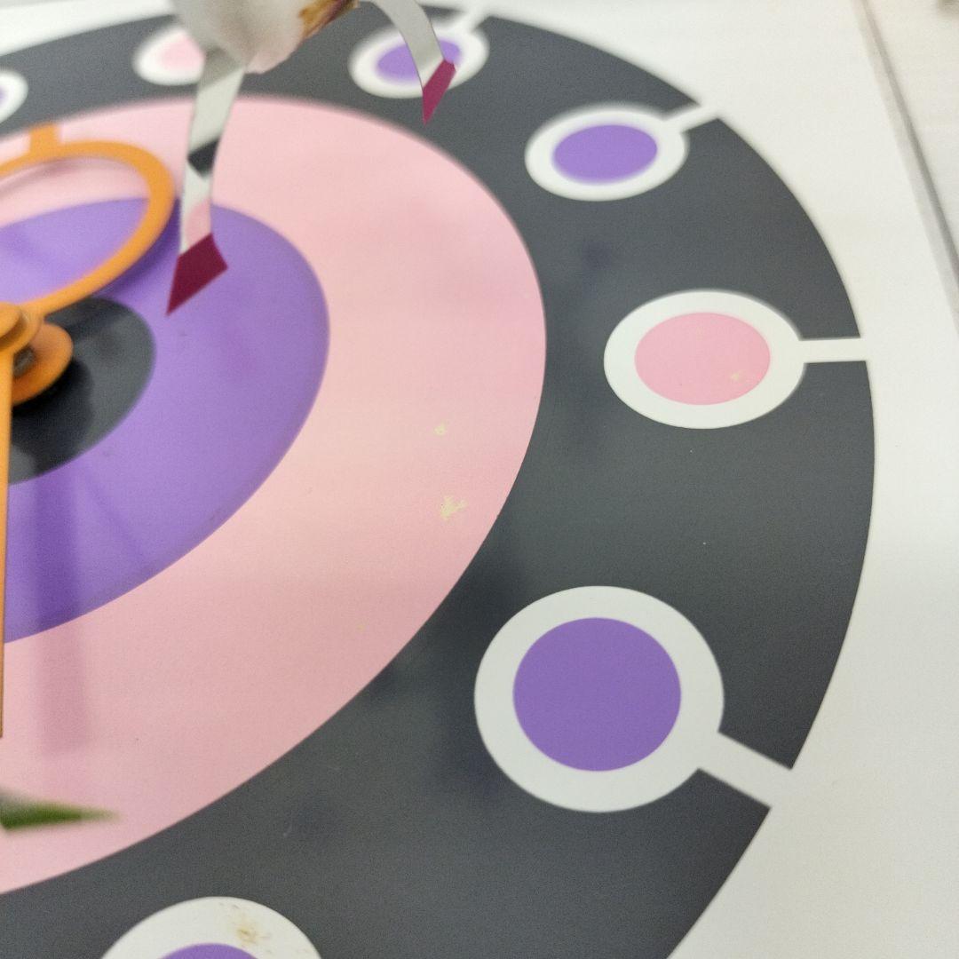 JECO水晶時計 メリーゴーランド 杉井清二 天体 置時計 ポストモダン 80s