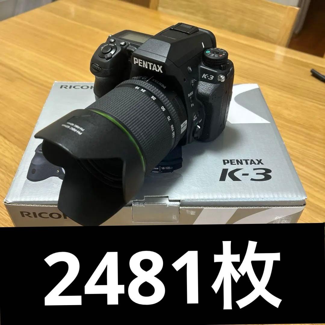 【2481枚】 PENTAX ペンタックス　K-3 デジタル一眼レフカメラ