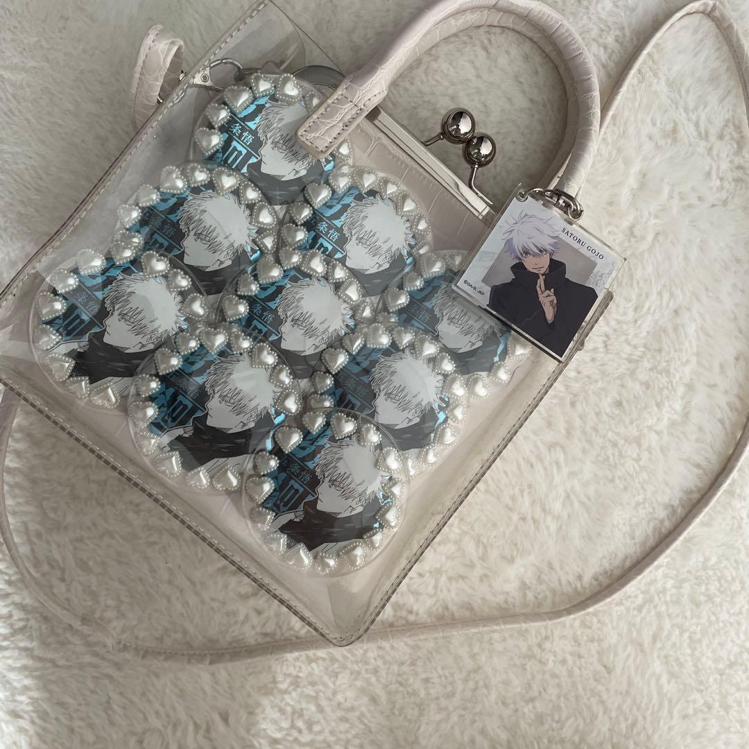 呪術廻戦展 五条悟 でコレクション缶バッジ 痛バ