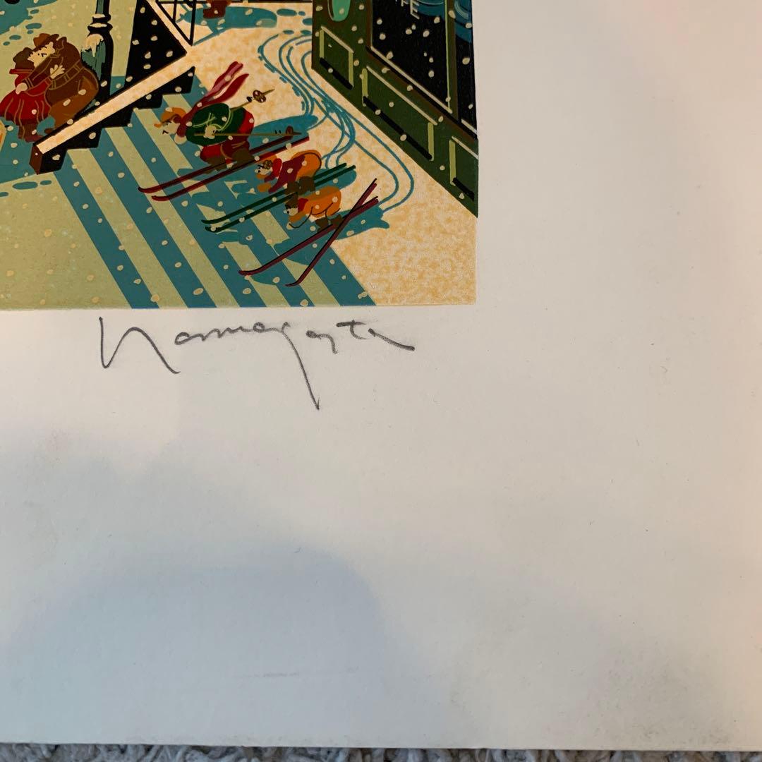 【大幅値下げ】ヒロヤマガタ　シルクスクリーン　フォーシーズン　冬