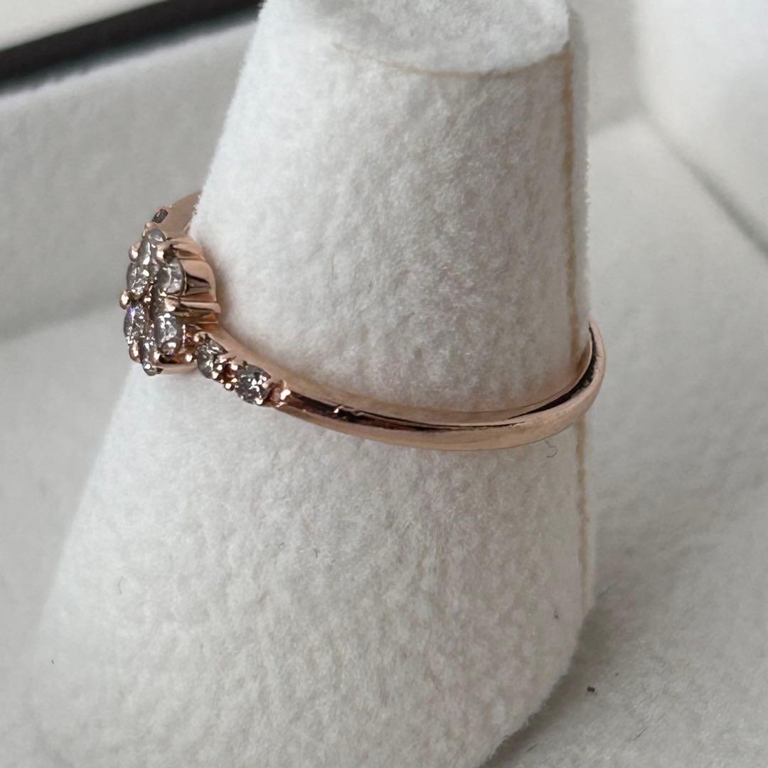 エステール ダイヤモンド リング K10 10金 指輪