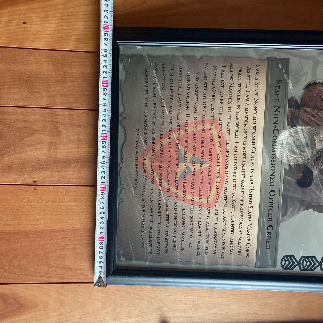 米軍放出品　ポスター(額入り)