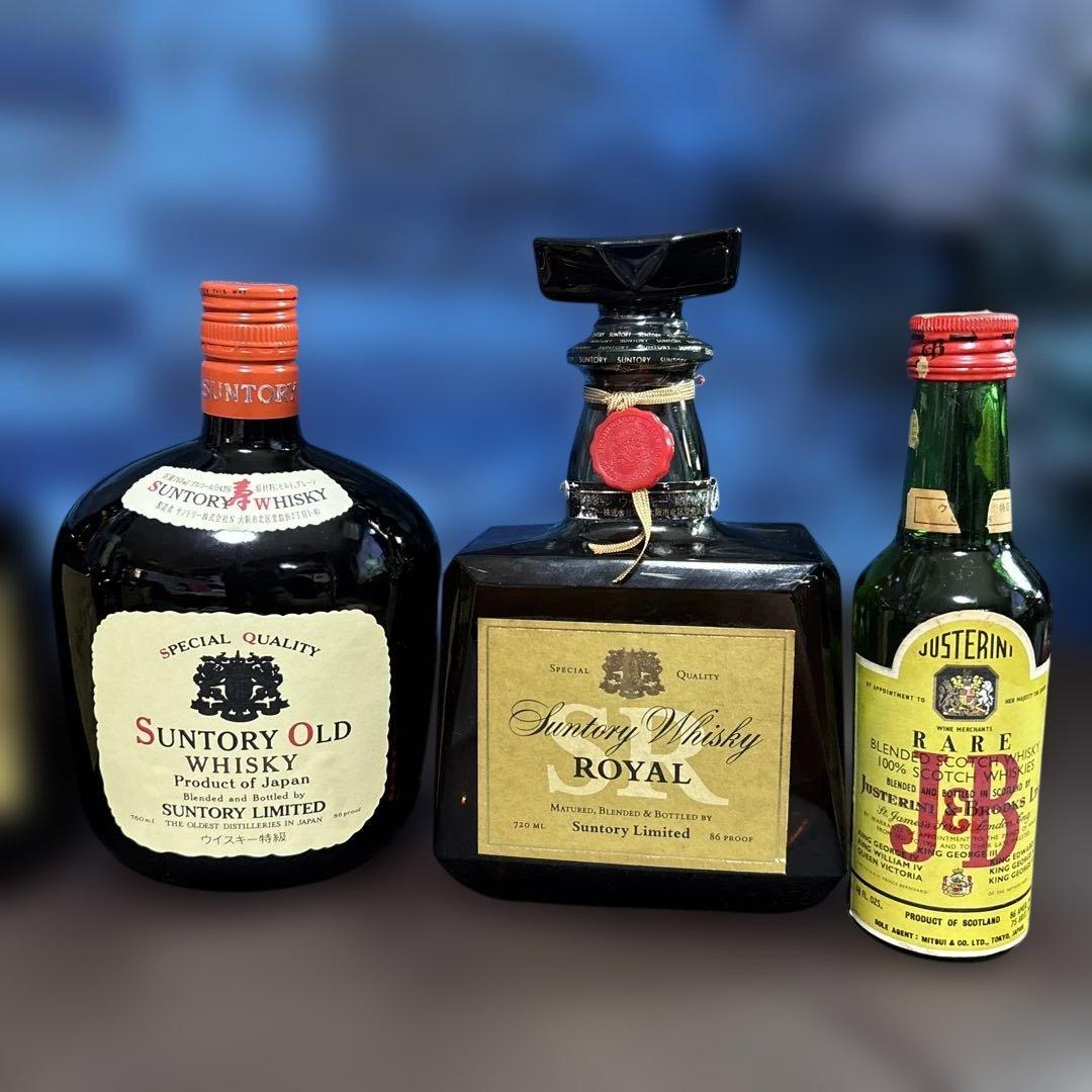 サントリー ウィスキー５本 ＋ ミニボトル２本　全７本セット！