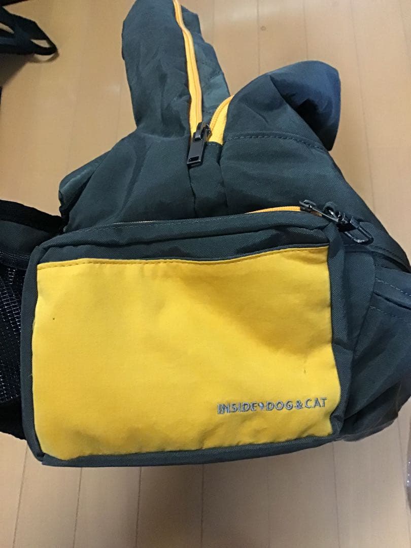 【美品】キャリー　犬猫　お出かけ　キャリーリュック　inside dog cat