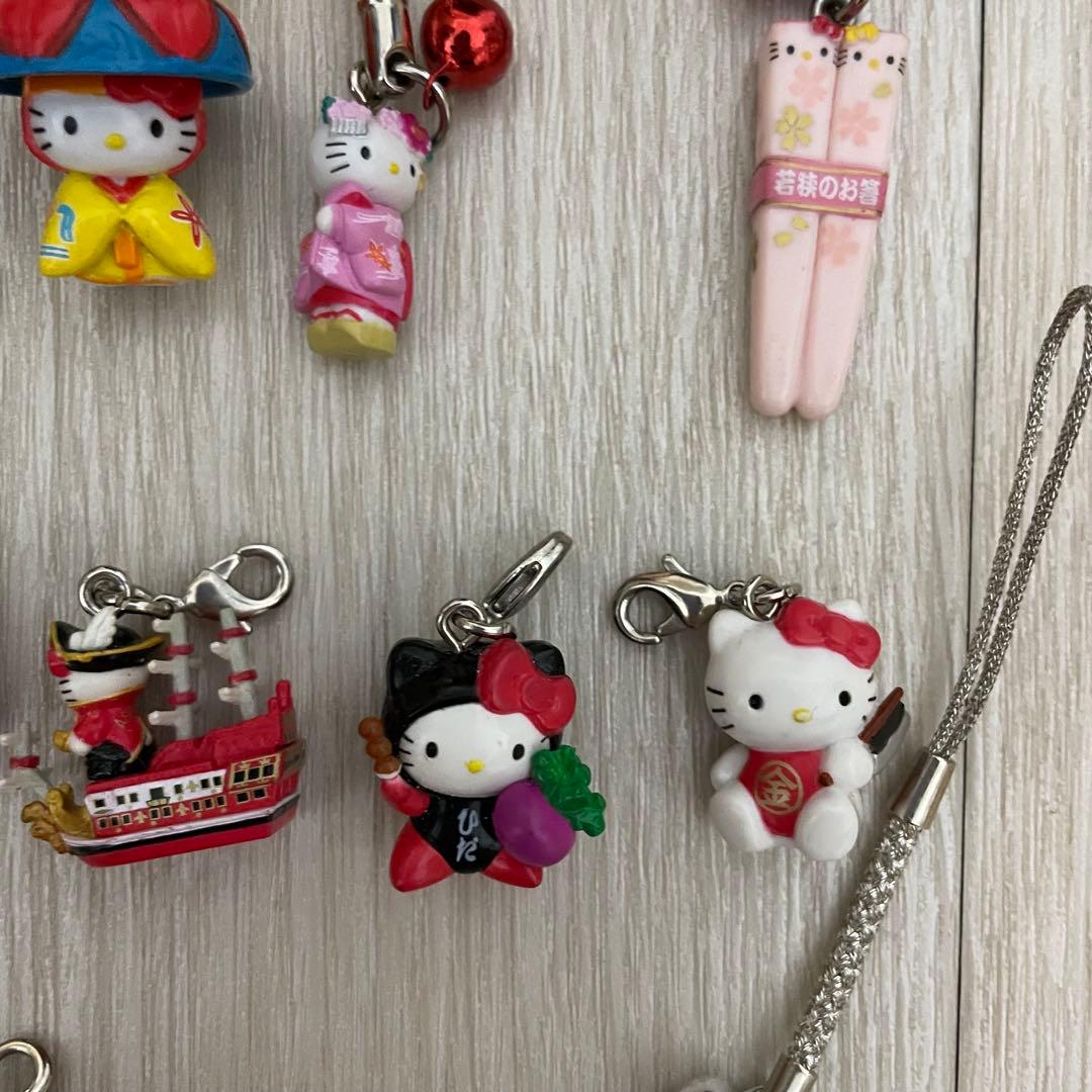 ご当地ハローキティ　ストラップ　レア　まとめ売り　地域限定　平成　根付け　キティ