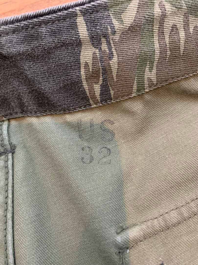 米軍ナム戦タイガーストライプ迷彩服上下セット