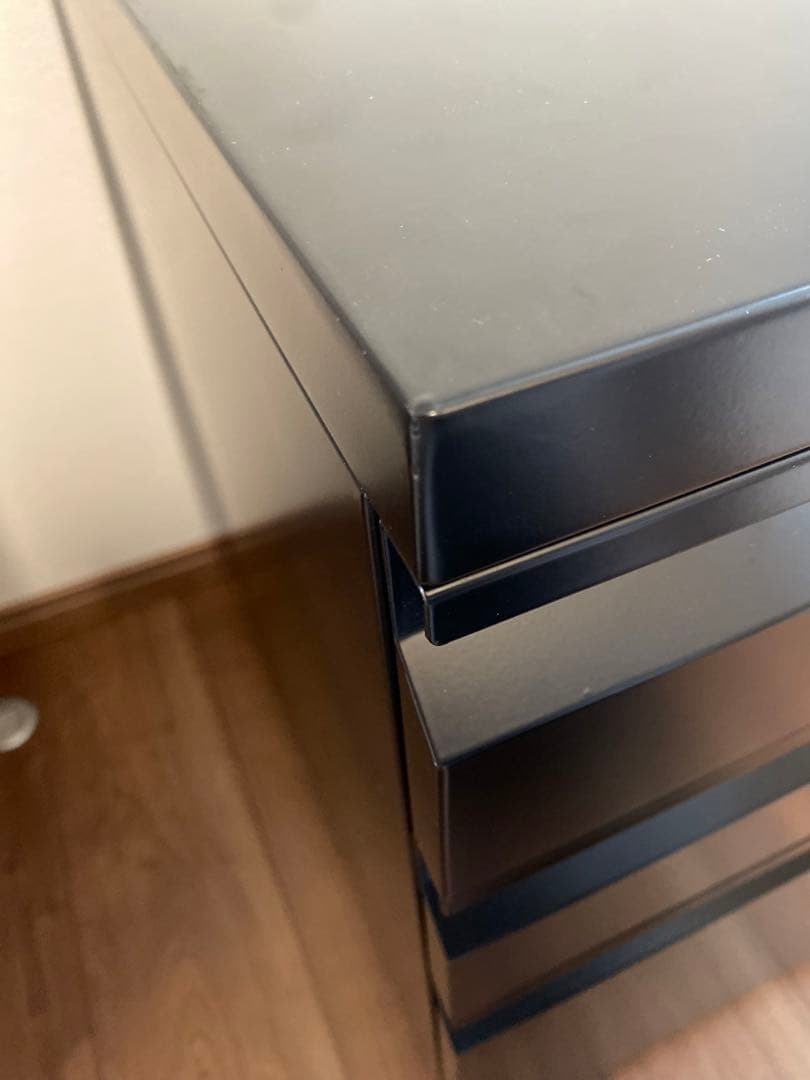 【訳あり品】サイドワゴン オフィス 鍵付き キャスター付き 3段 完成品