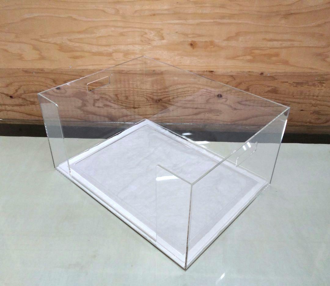 ペットアクリルトイレ ICHIGOtype 　　　透明色　ワイドサイズ