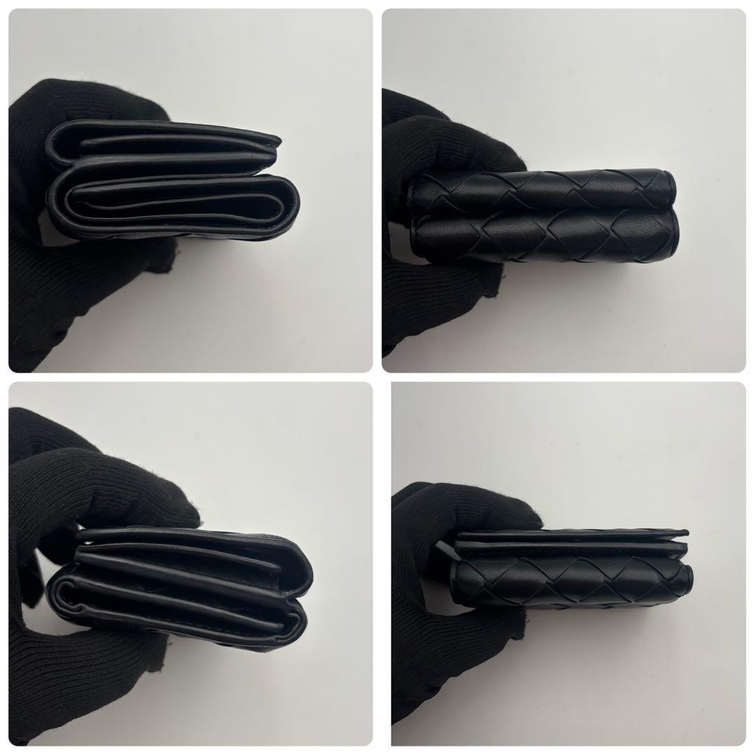 専用美品✨付属完備✨ボッテガヴェネタ 三つ折り財布 マキシイントレ レザー