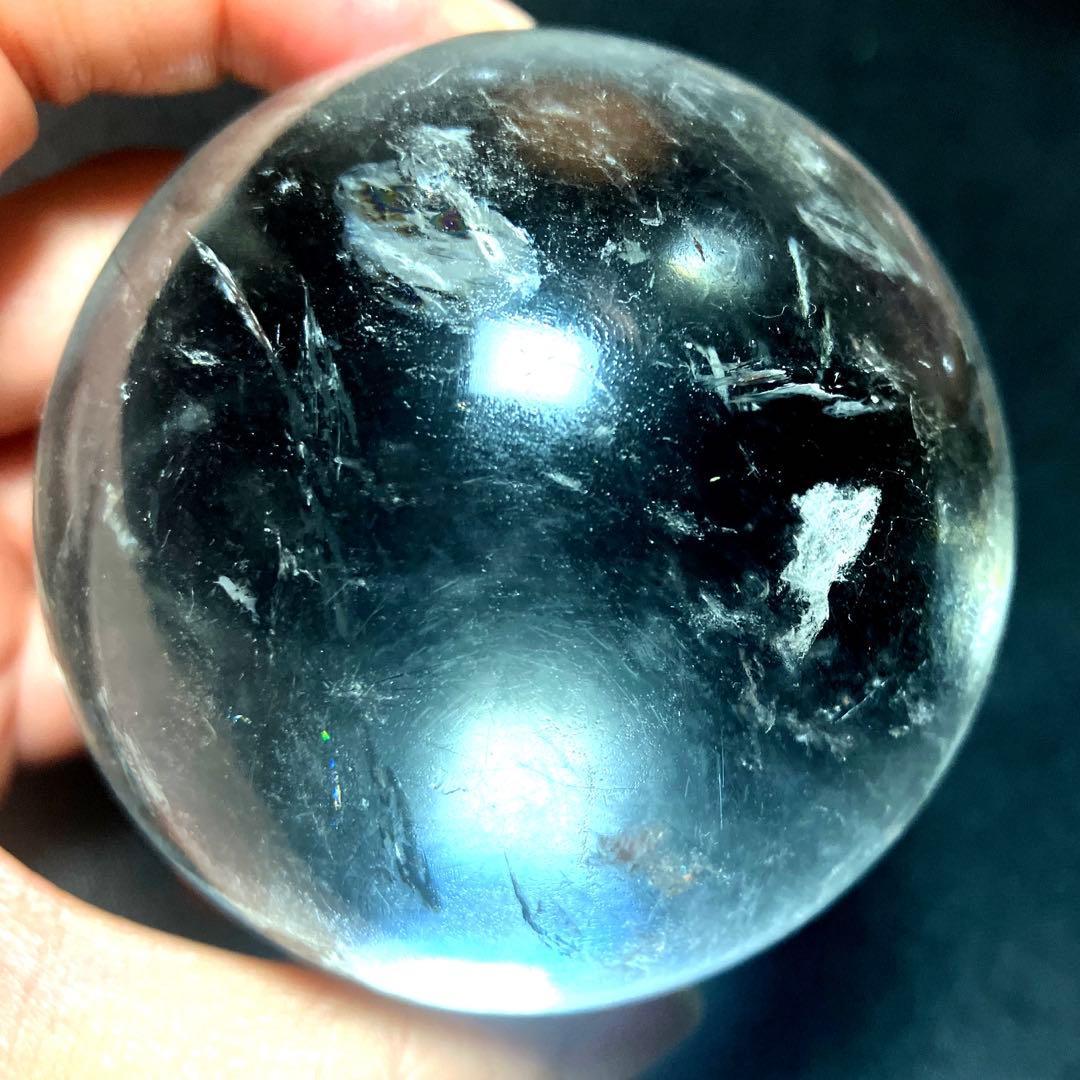 超大玉　67mm 満点星ヘアルチルクォーツ　丸玉　スフィア　パワーストーン