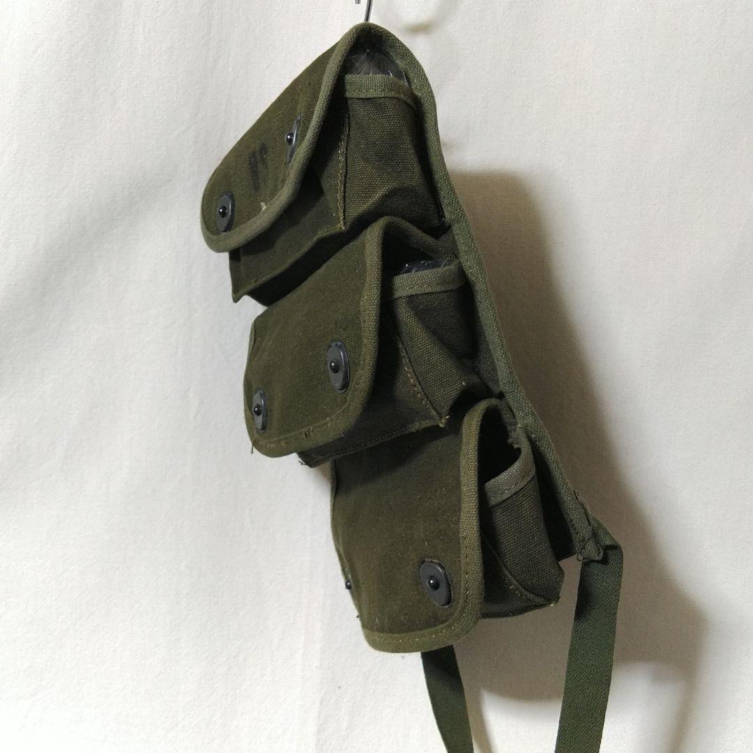 個人装備 USMC OD CANVAS 3POCKET GRENADE CARRIER