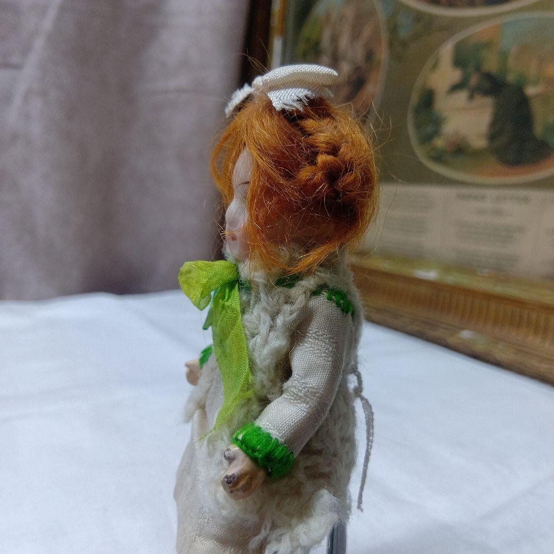 ♥フランスからやって素朴な　アンティークビスクドール　ミニョネット♥