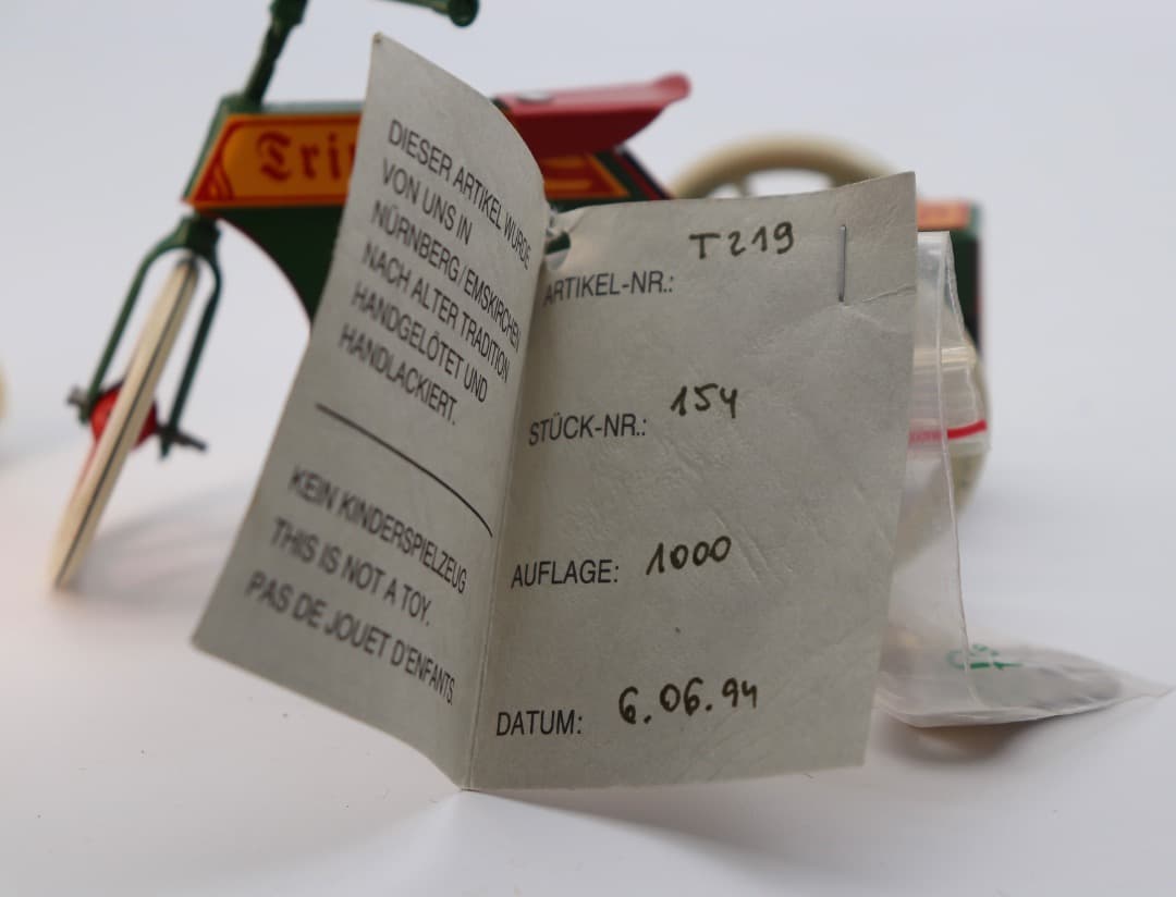 Teddy Bear with Tricycle Tucker＆Walther