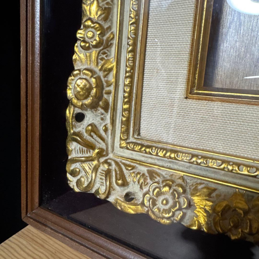 F10 額縁　大型　油彩額縁　油絵額縁　アンティーク　ガラス