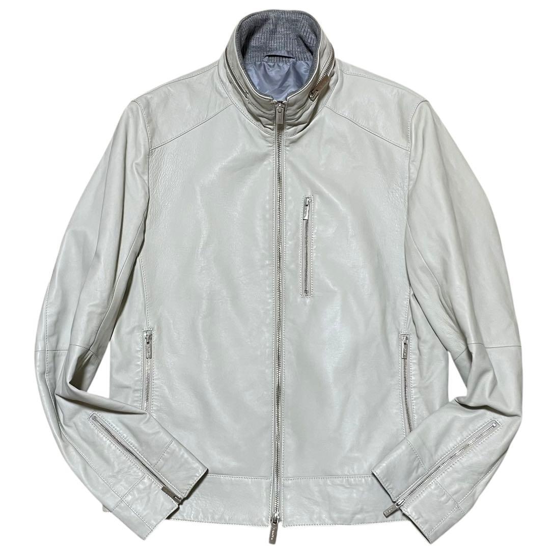   ラムレザー ライダースジャケット Mサイズ