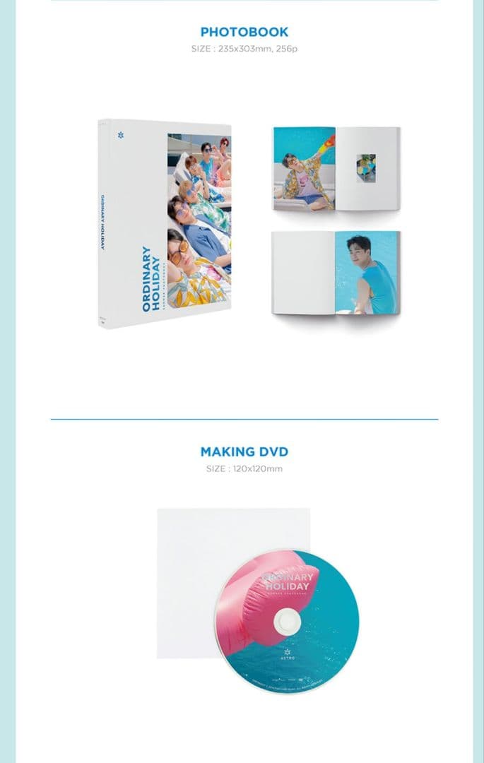 【ASTRO】ORDINARY HOLIDAY 写真集 韓国版 [新品未開封]