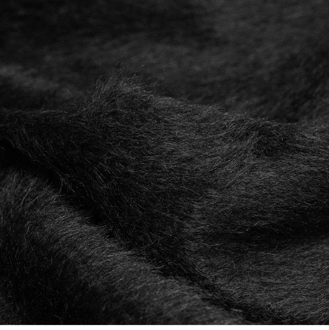 comoli キャメルシャギージャケットBLACK size2