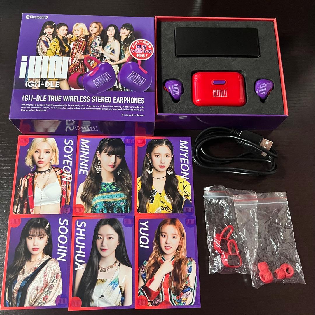 (G)I-DLE コラボワイヤレスイヤフォン トレカ付き