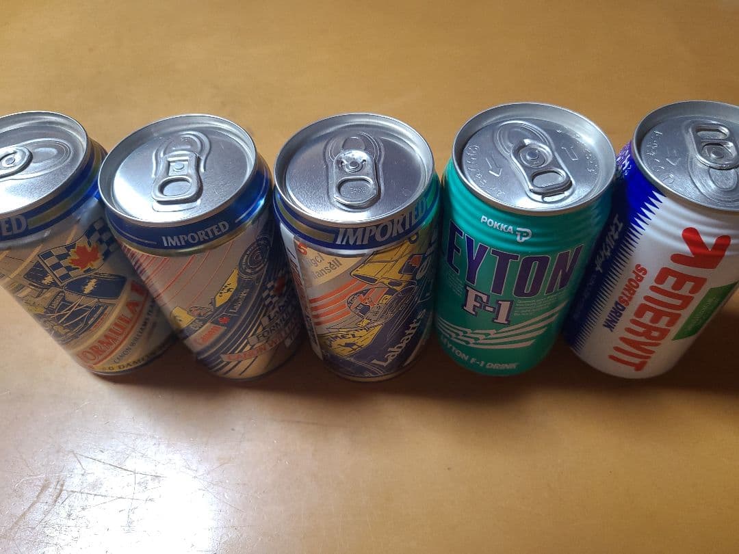 Fomula 1 関連 飲料缶 5本セット