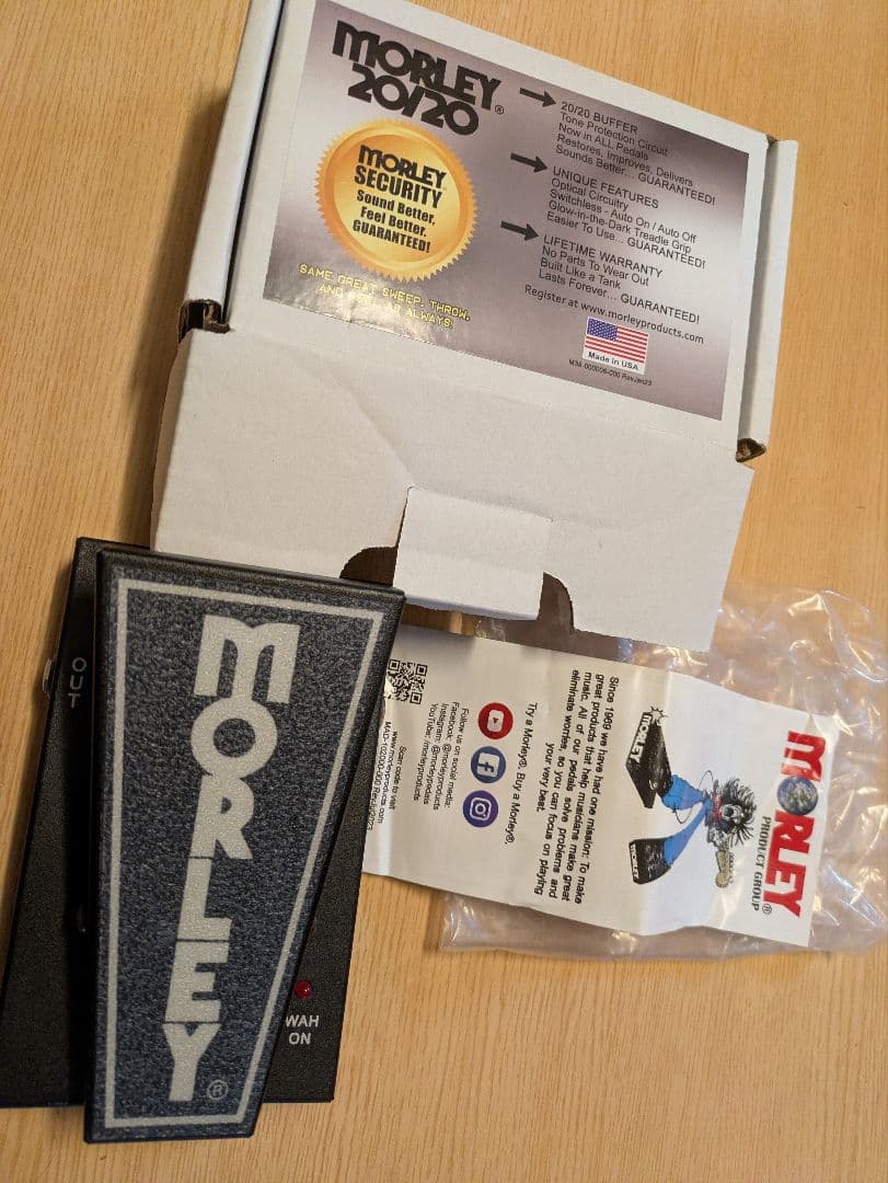 Morley 20/20 Classic Switchless Wahワウペダル