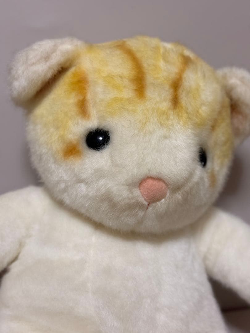 【日本製】　Heart &Heart ナカジマ　ぬいぐるみ　ネコ　昭和　レトロ