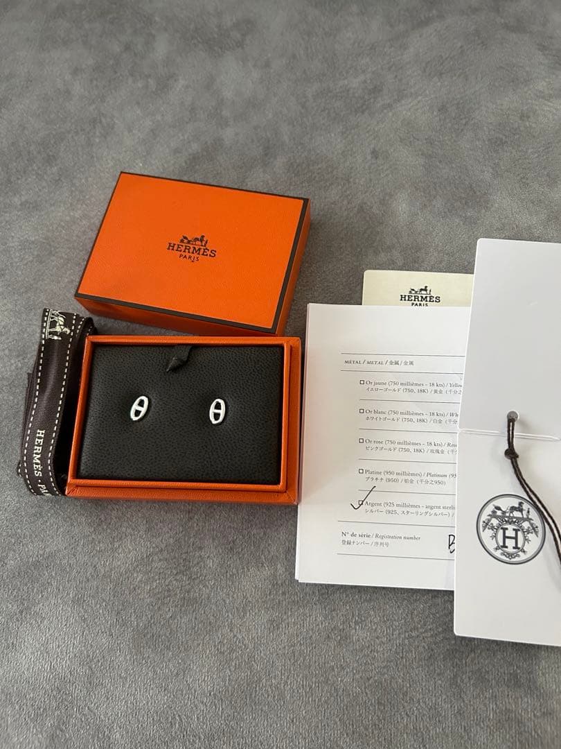 エルメス　ファランドール　ピアス　TPM 新品未使用　シェーヌダンクル