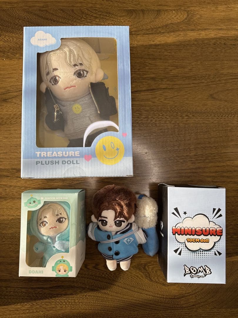 TREASURE ASAHI ぬいぐるみ 3点セット