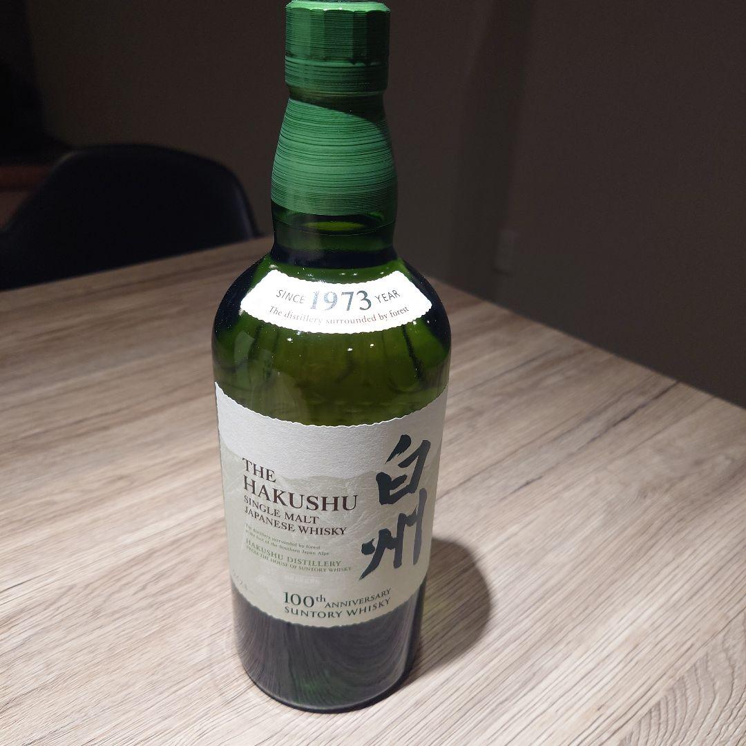 THE HAKUSHU シングルモルトウイスキー 700ml　100周年モデル