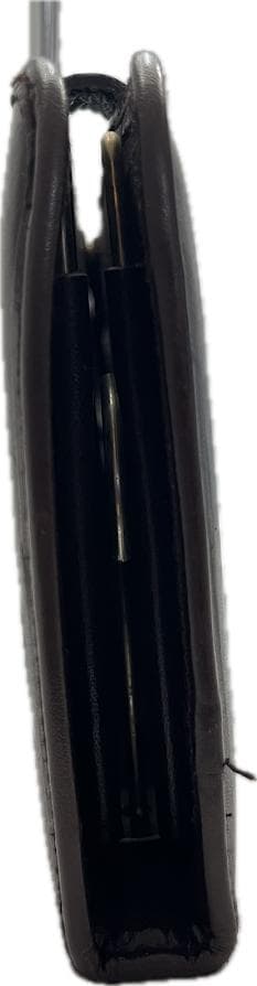 Dunhill ダンヒル ネクタイケース レザー　ブラウン 金ロゴ　出張