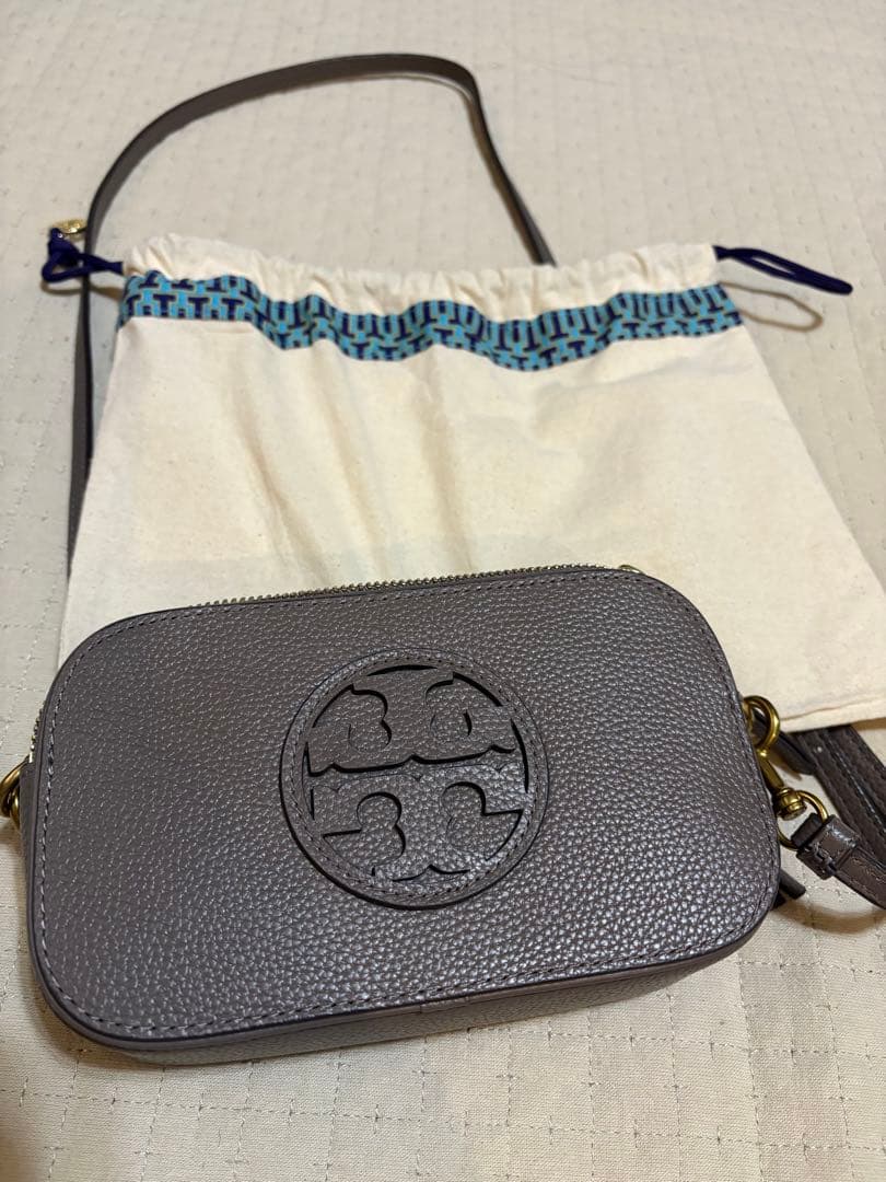 Tory Burch グレー ショルダーバッグ 保存袋付き
