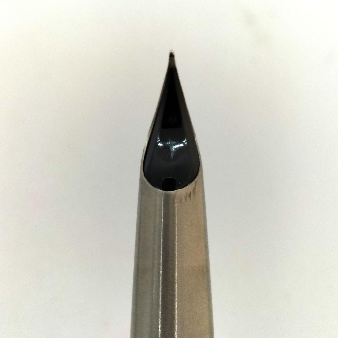 パイロット ミュー 万年筆 PILOT シルバー ステンレス ショート軸 廃番