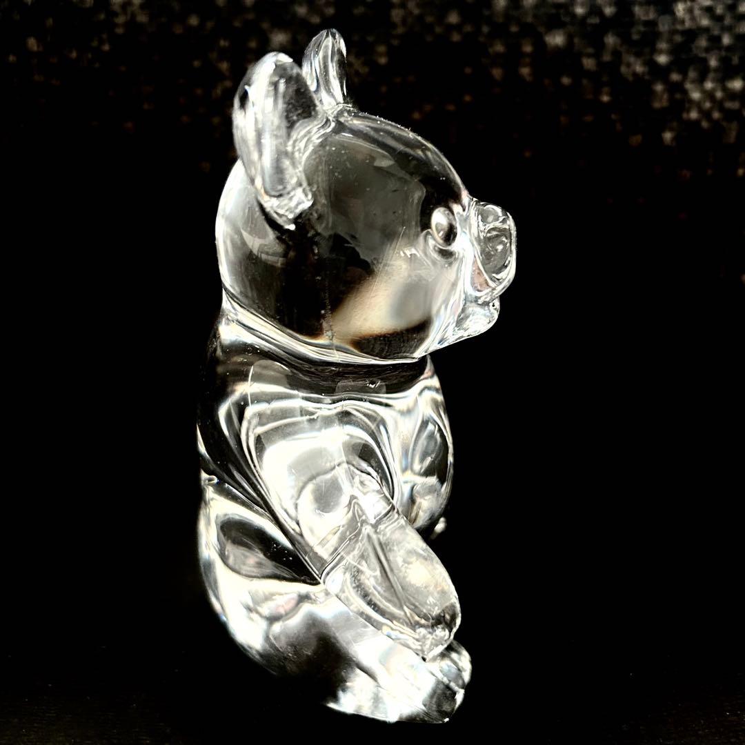 Daum France ドーム　クリスタル　フィギュリン　クリスタル置物　熊置物