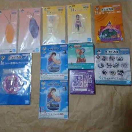 ONEPIECE、鬼滅の刃、NARUTO、ドラゴンボール、スター・ウォーズセット