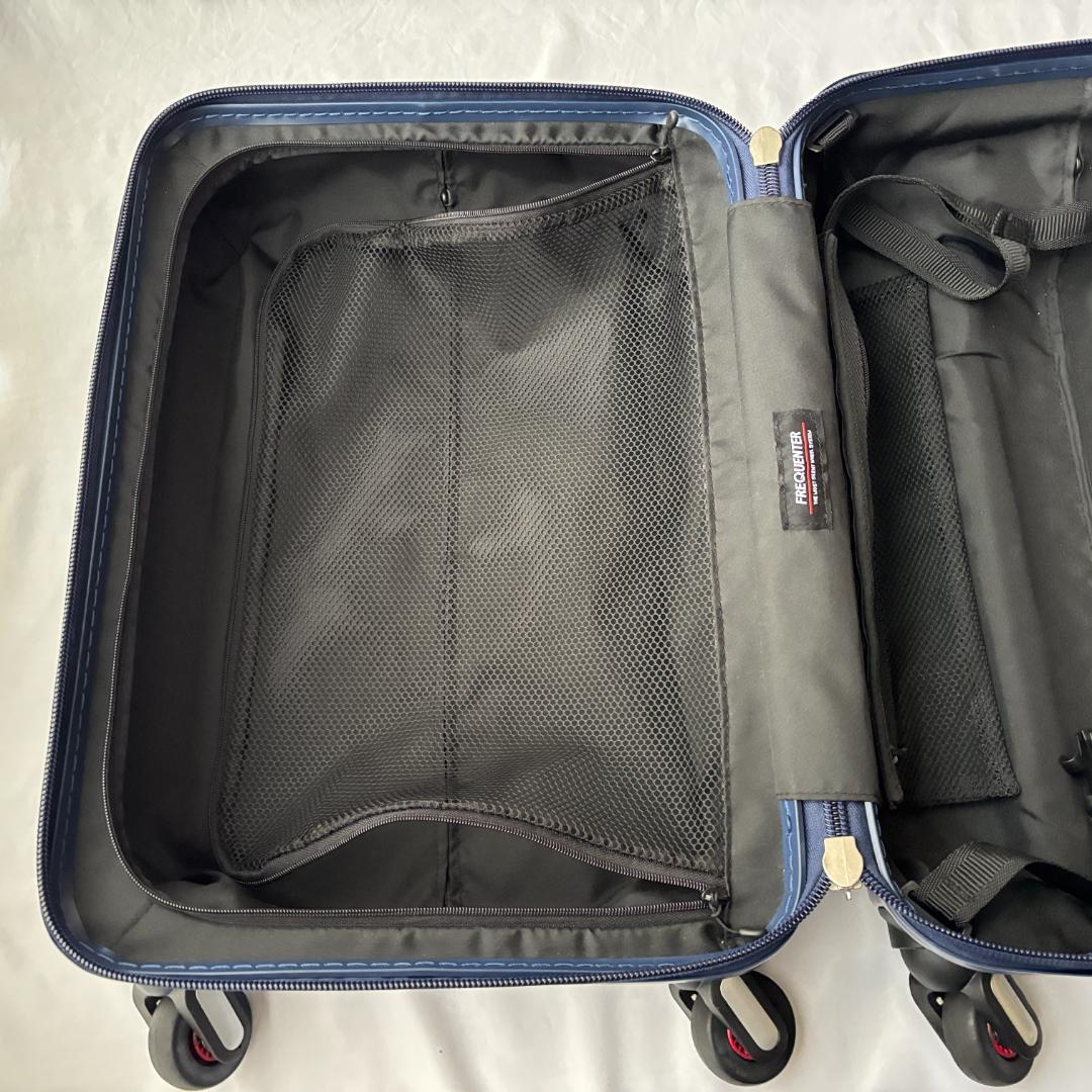 良品 フリクエンター WAVE スーツケース 静音 キャリーケース ネイビー