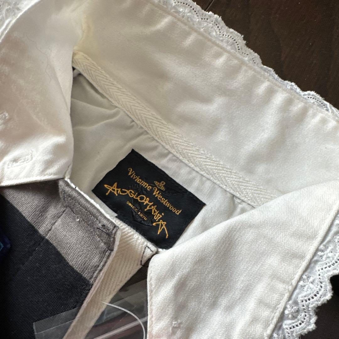 新品vivienne westwood 刺繍 長袖ポロシャツ　日本製