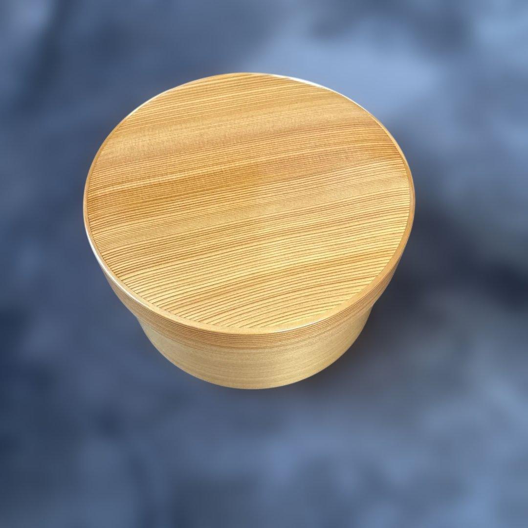 曲げわっぱおひつ　しゃもじ付き