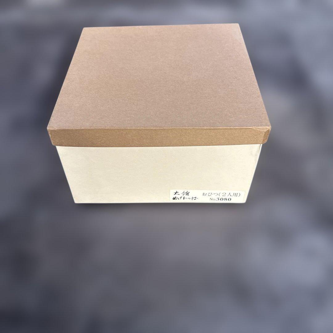 曲げわっぱおひつ　しゃもじ付き