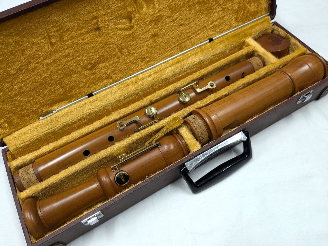 ゼンオン　木製　バスリコーダー　5500B　バロック式