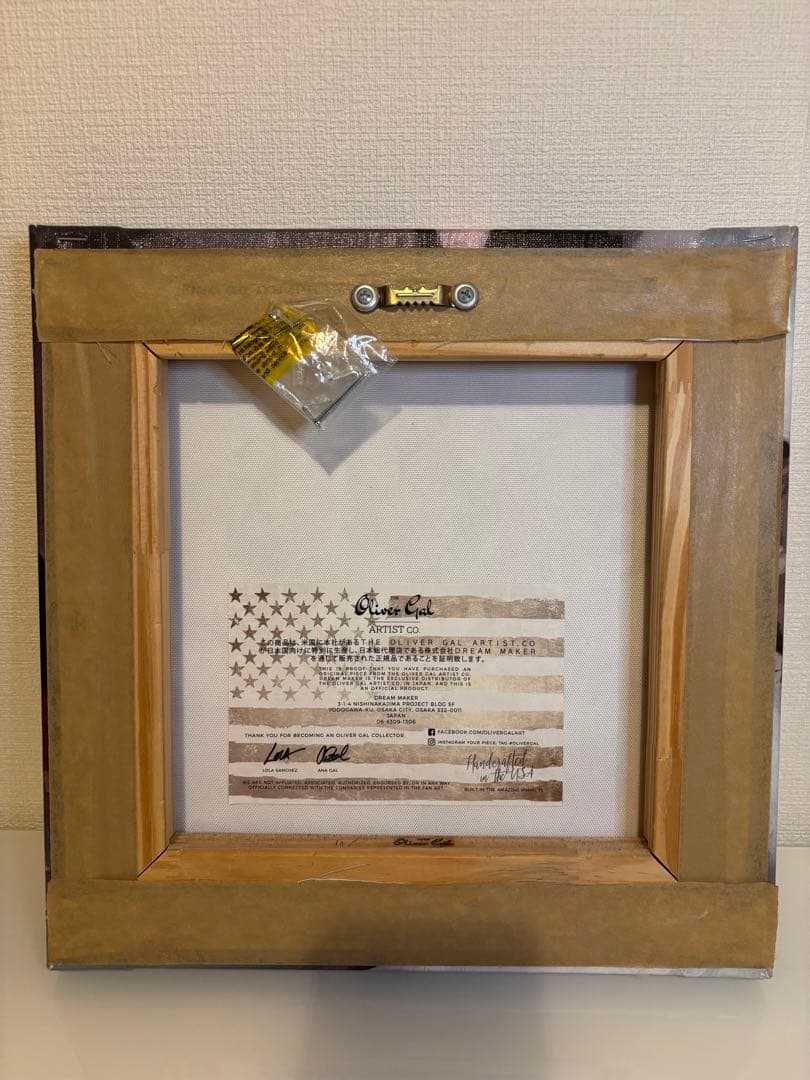 レア✨オリバーガル アート 絵画 ピンク バッグOliver Gal