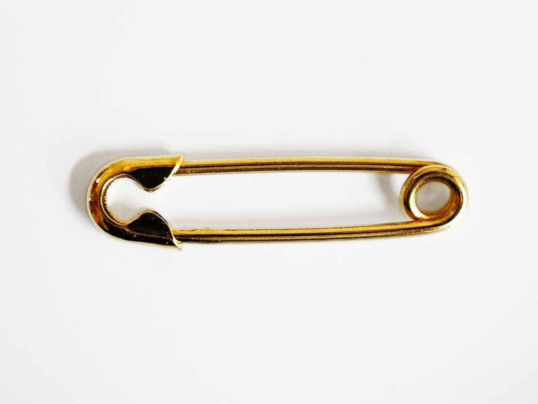 【新品】イタリア製 750（K18） 安全ピン