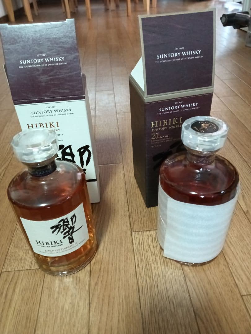 サントリー HIBIKI Japanese Harmony & 21年ウイスキー