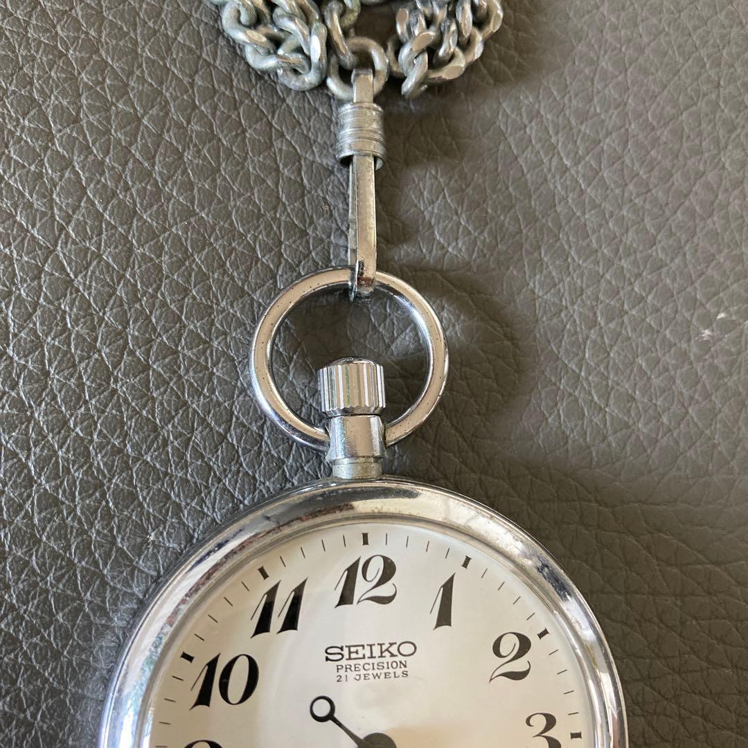 SEIKO 国鉄　天鉄　懐中時計　鉄道時計　稼働品