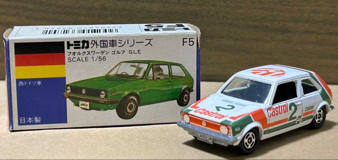 日本製 トミカ フォルクスワーゲン ゴルフ GLE カストロール