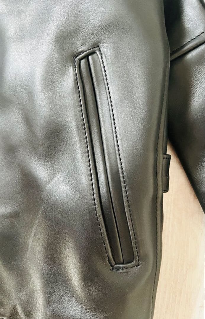 Freedom フリーダム シングルライダースジャケット 牛革 36