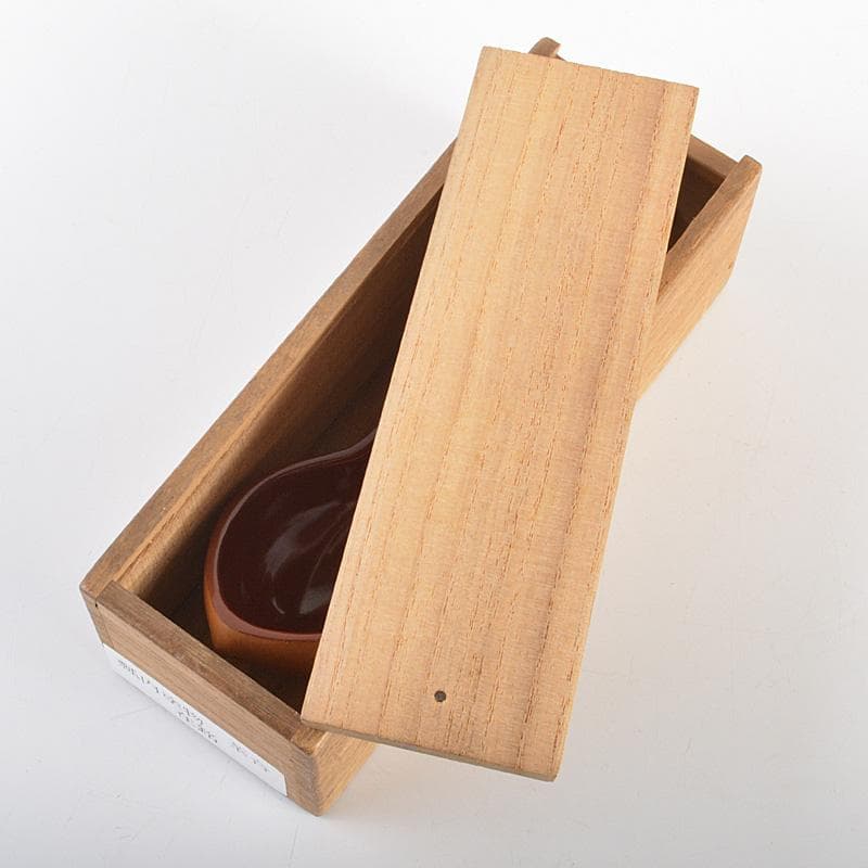 茶道具　塗師　七代駒沢利斎　春舟作　瓢内塗物　瓢杓　柄杓　共箱　M　R7356