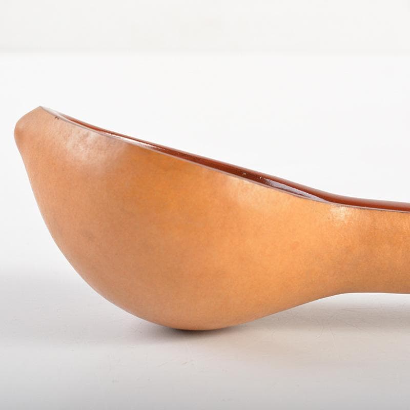 茶道具　塗師　七代駒沢利斎　春舟作　瓢内塗物　瓢杓　柄杓　共箱　M　R7356