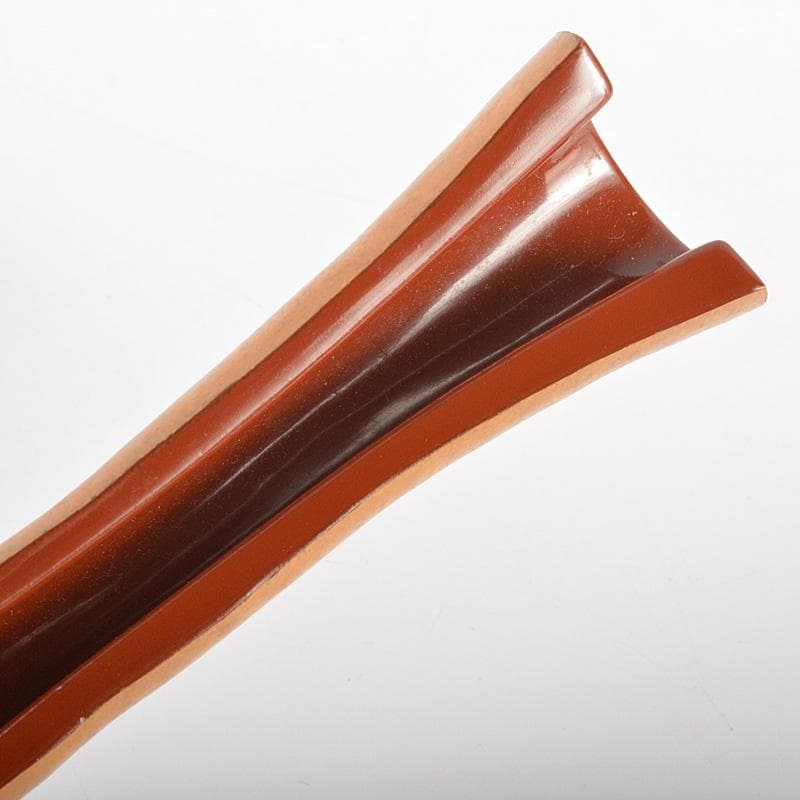 茶道具　塗師　七代駒沢利斎　春舟作　瓢内塗物　瓢杓　柄杓　共箱　M　R7356