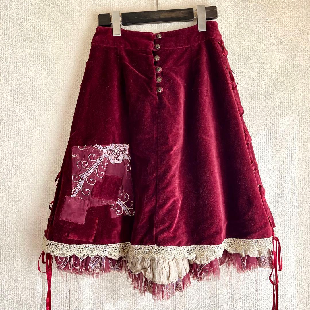 h.NAOTO hB.Roots　レースアップスカート