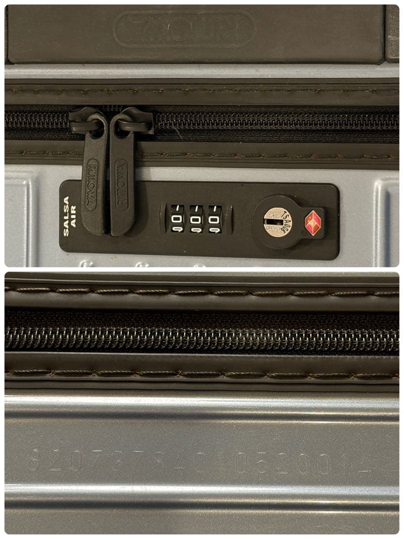 RINOWA サルサエアー 80L 4輪 TSAロック アイスブルー 大容量